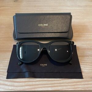 Celine Acetate Cat Eye Sunglasses CL401491 Black